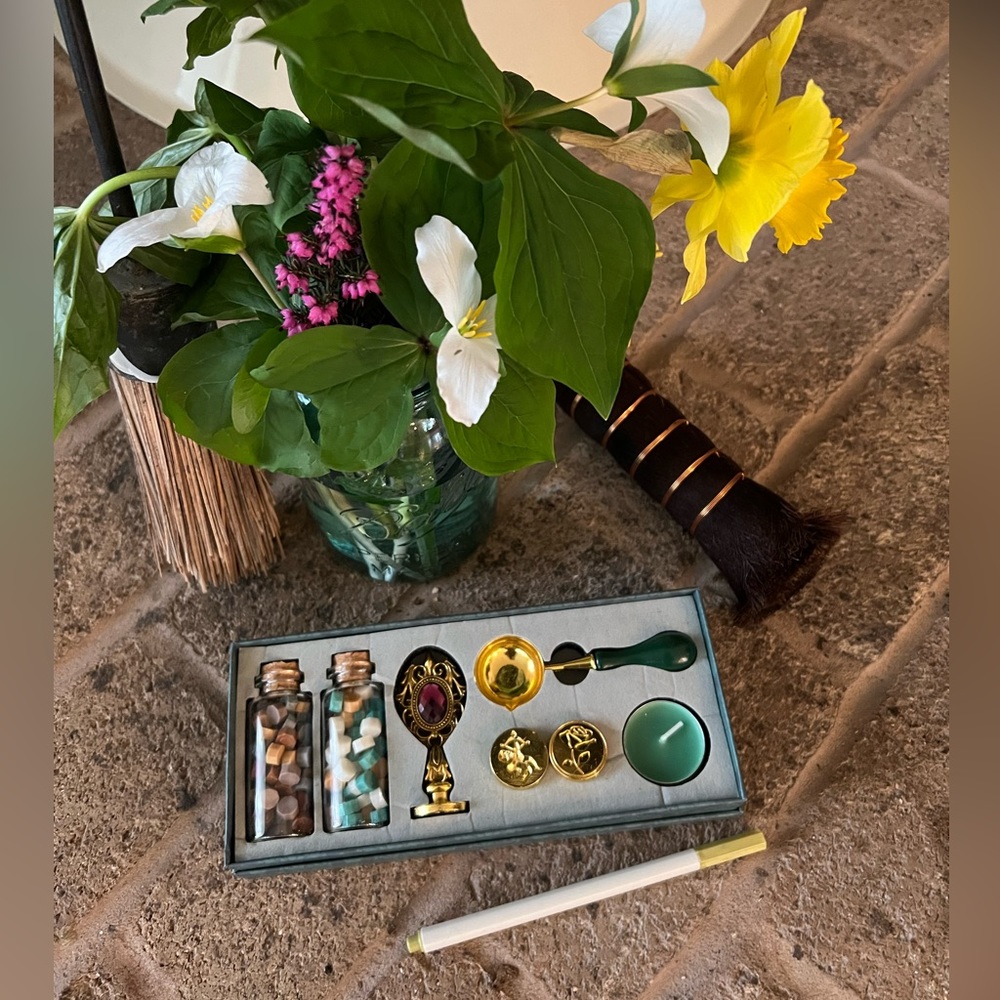 Vintage wax stamp kit